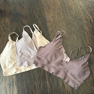 Set of 3 Danskin Intimates Lightly Padded Bralettes